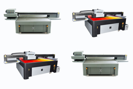 W CMYKLCLM Mực dầu nhẹ Màu sắc định dạng lớn Máy in UV 4130 X 2000 X 1300mm Kích thước thiết bị để in