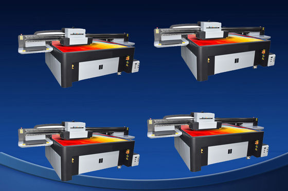 Màu mực W CMYKLCLM Dầu nhẹ in định dạng lớn 4130 X 2000 X 1300mm Piezo Electric Printhead Dx7