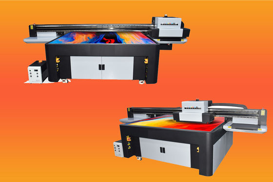 Máy in phẳng UV thương mại Đơn chính xác UV Inkjet Label Printer Compact