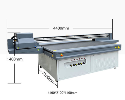 Máy in UV định dạng lớn 2500mm / Máy in UV phẳng với CMYK sống động + Màu sáng 8 Pass