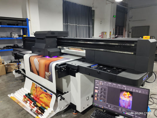 UV mực cuộn để cuộn máy in với CMYK và trắng cho giấy dán tường và in giấy UV