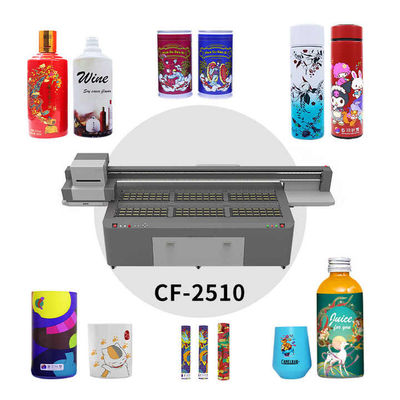 Máy in UV cao siêu cao có thể tùy biến chiều cao trung bình máy in giường phẳng với N.W 1300KG Thị trường