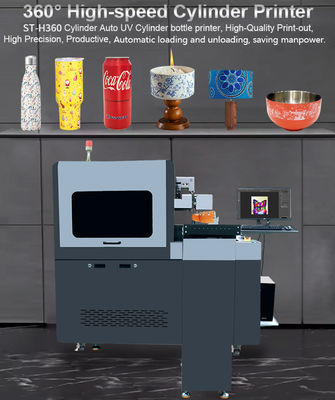 Hệ điều hành Windows 7/8/10 Máy in UV xi lanh cho các đối tượng 300kg và kích thước in 300mm
