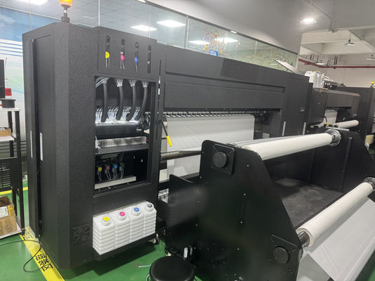 Máy in vải độ chính xác cao với công nghệ điểm biến đổi VSD và 8 đầu phun