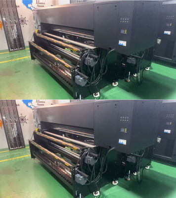 Máy in vải 16 đầu in  Đầu in Kyocera từ Bốn đến Tám