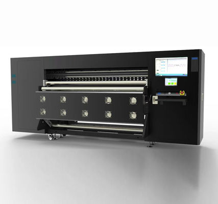 Máy in vải kỹ thuật số tốc độ in tối đa 270m2/giờ, trang bị hệ thống cung cấp mực PLC