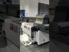 2.5M Roll To Roll Flatbed Printer với mực UV và hệ thống làm cứng UV LED